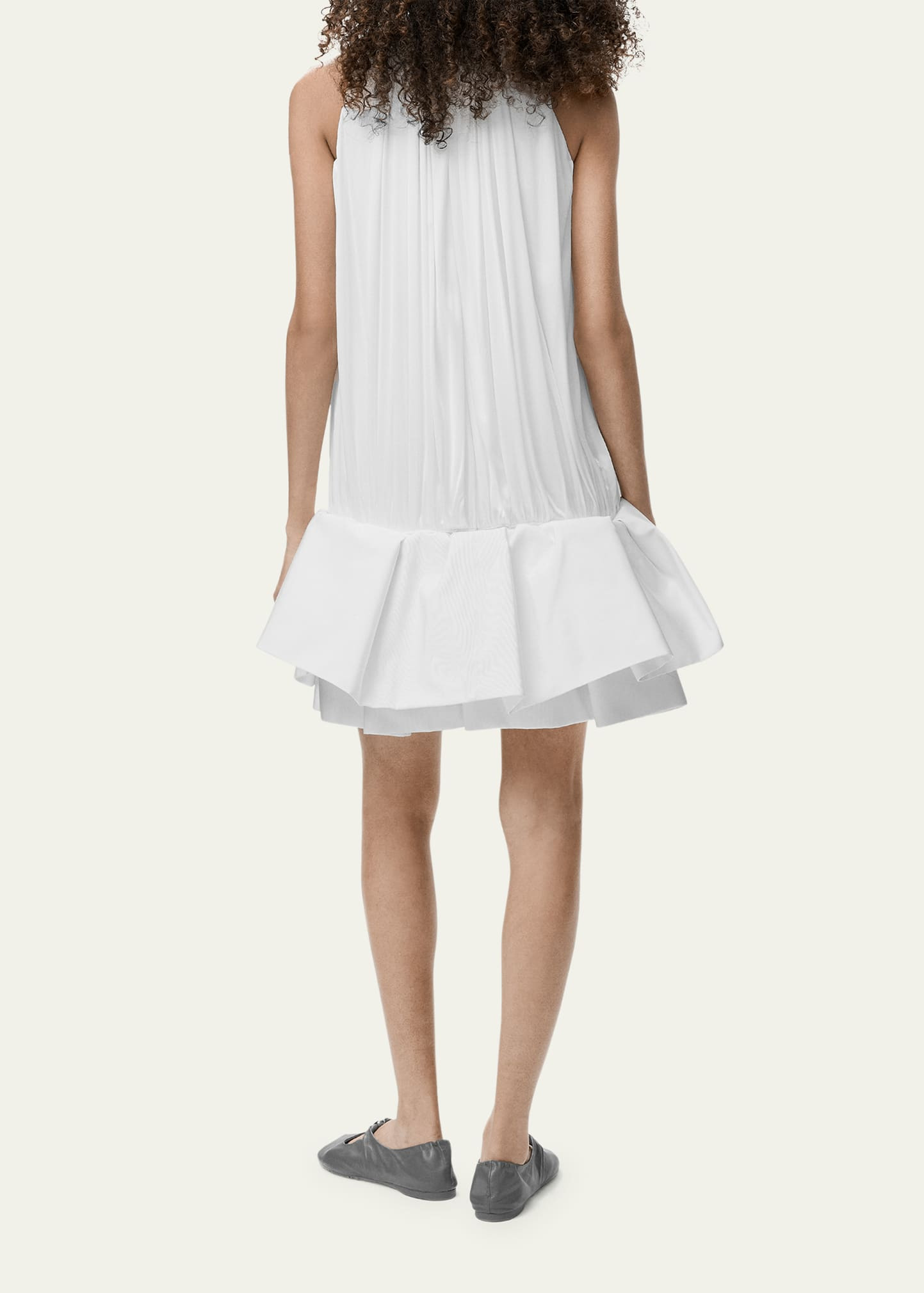 Flamenco Pleated Drop-Waist Mini Dress - 2