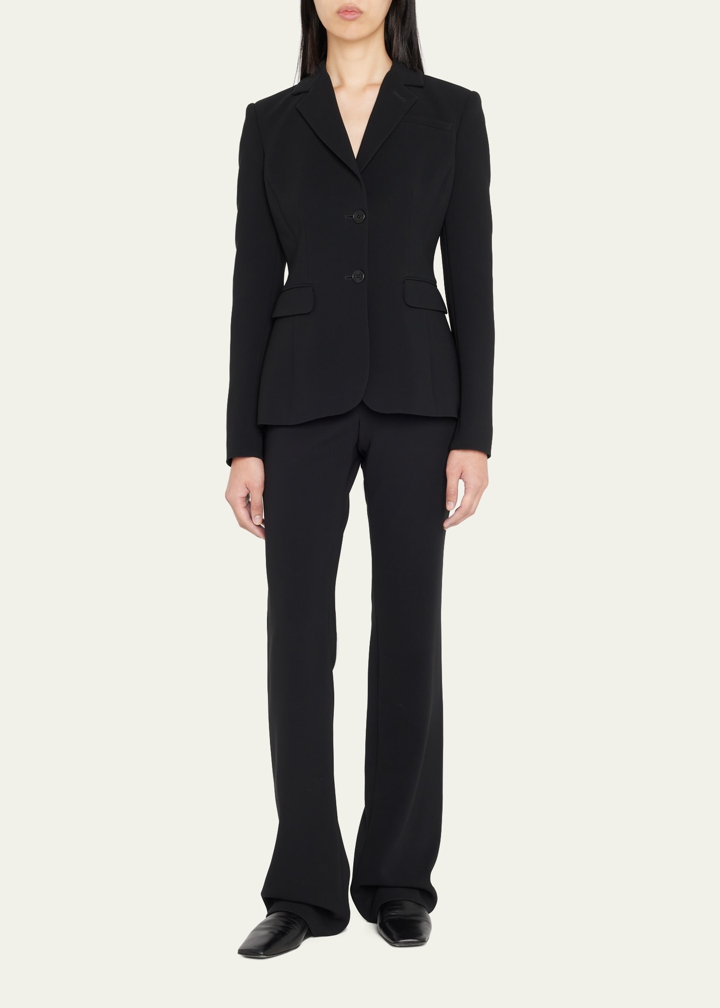 Serge Tailored Flared-Leg Pants - 2