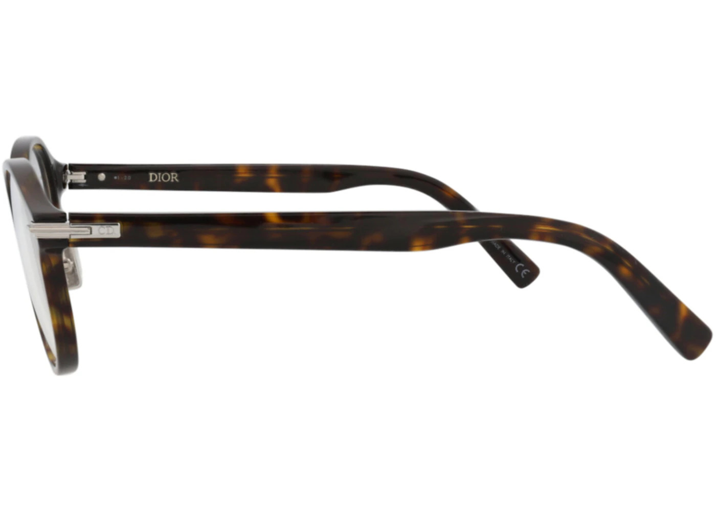Dior Round-Frame Acetate Optical Frames Havana Havana Transparent (DM50009F-53-052) - 3