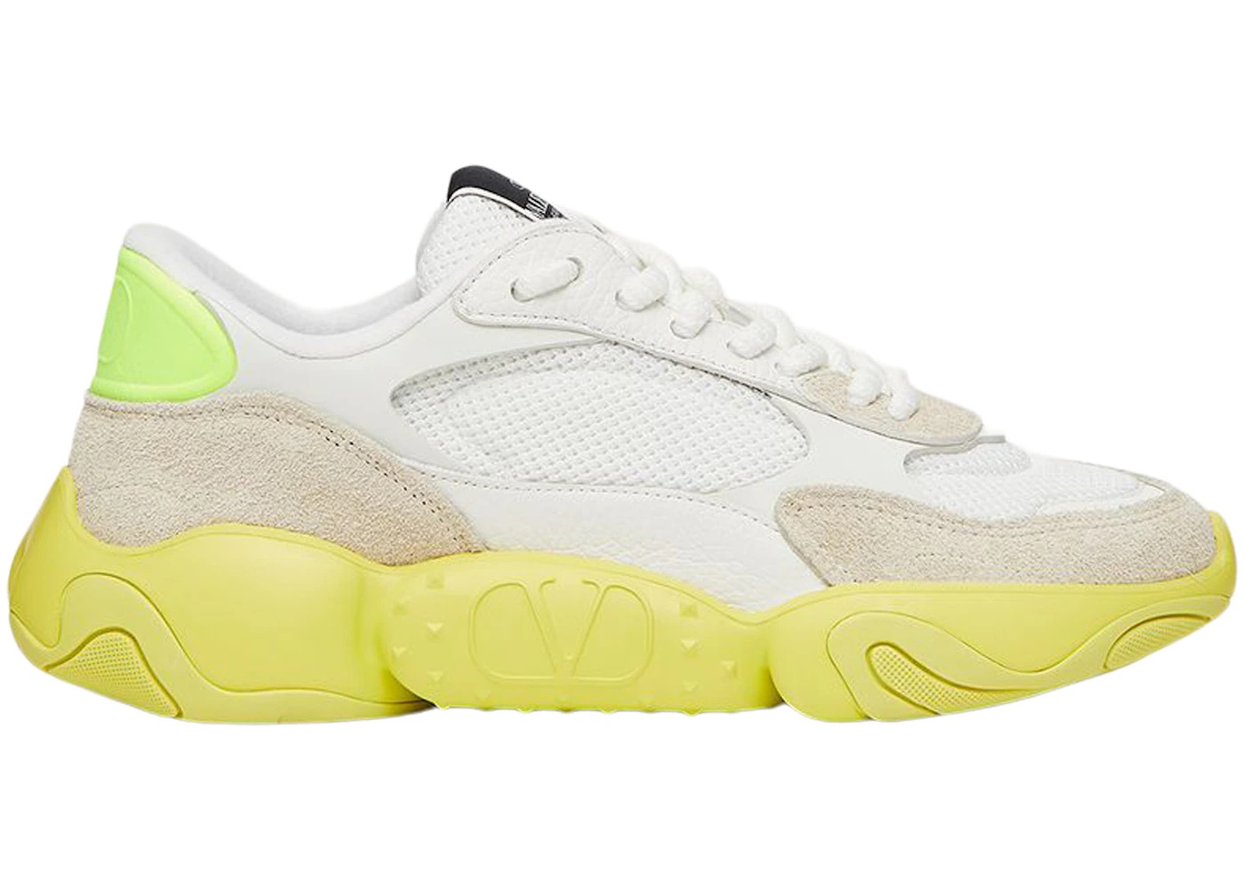 Valentino Garavani Bubbleback White Ice Neon Yellow - 1