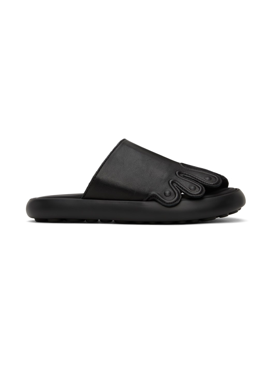Black Pelota Sandals - 1