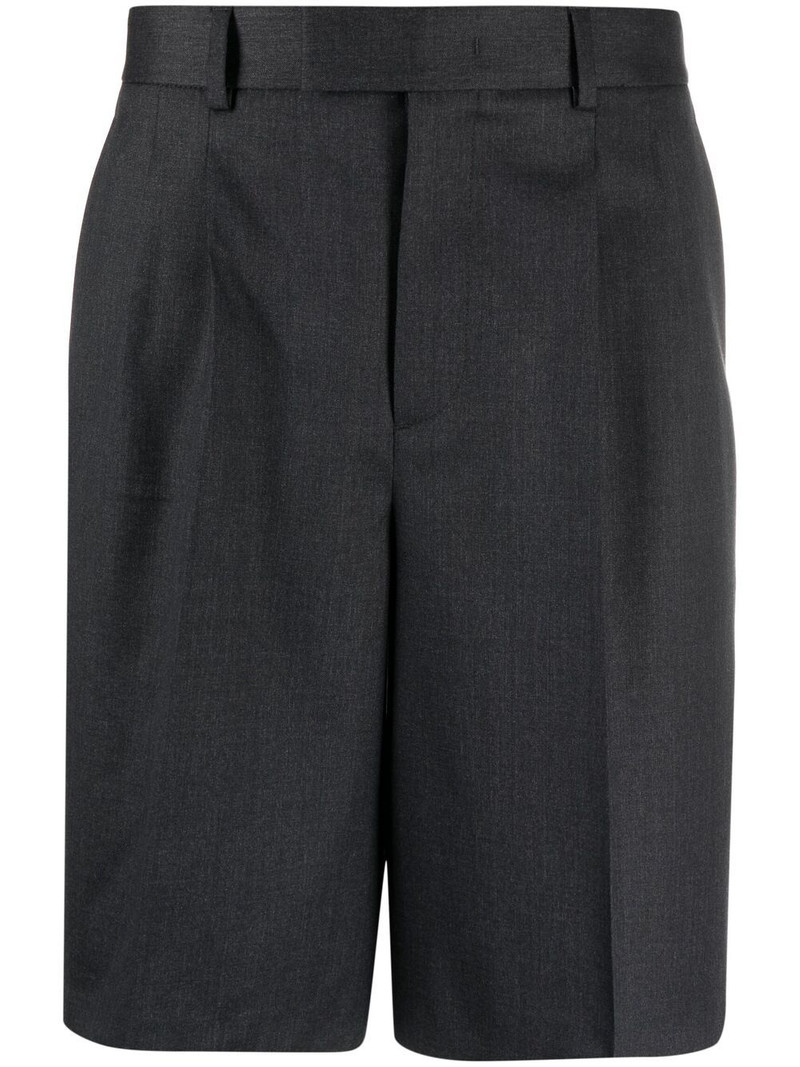 stripe-detail knee-length shorts 1
