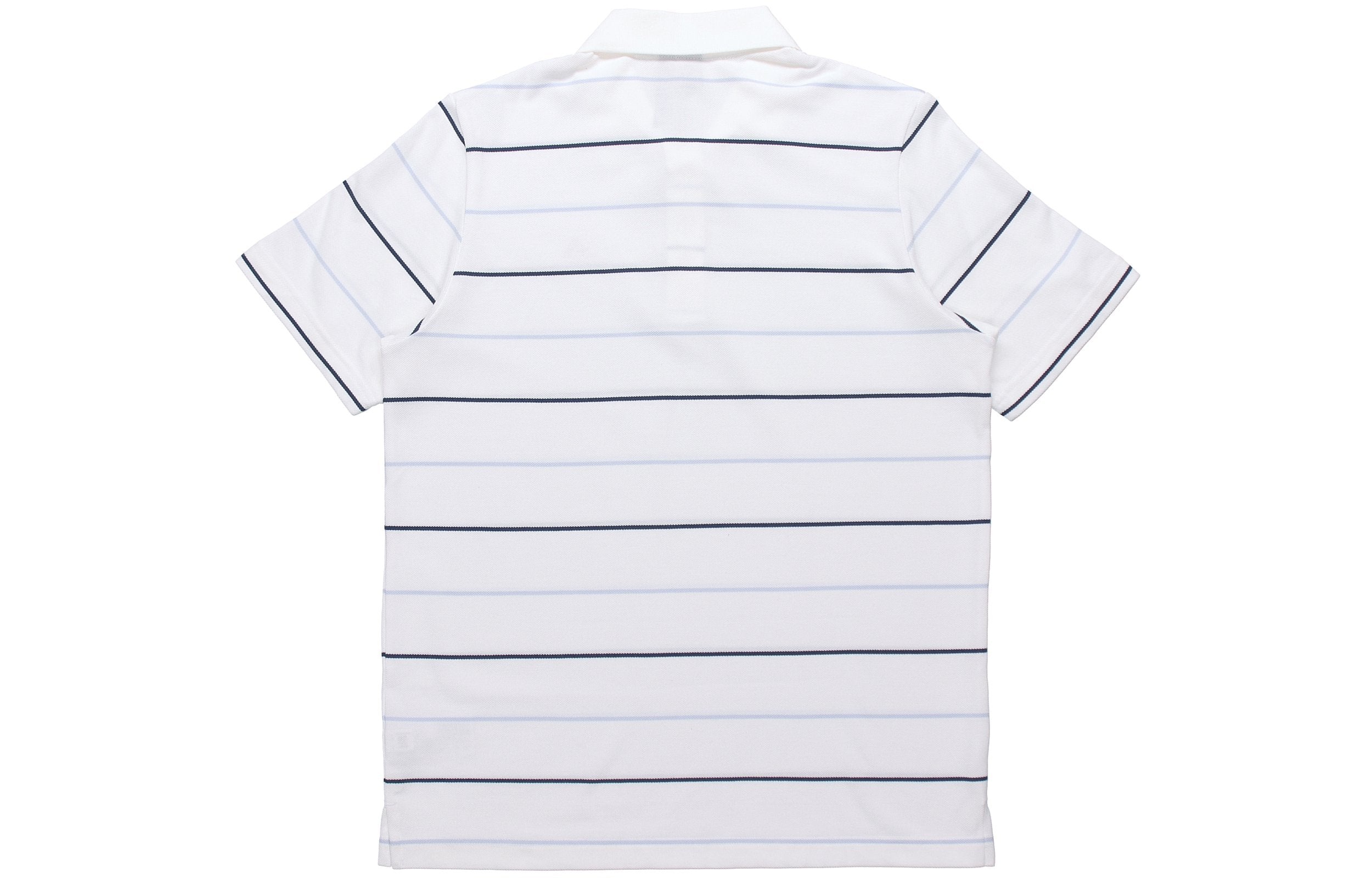 adidas Striped Sports Casual Short Sleeve Polo Shirt White GP1000 - 2