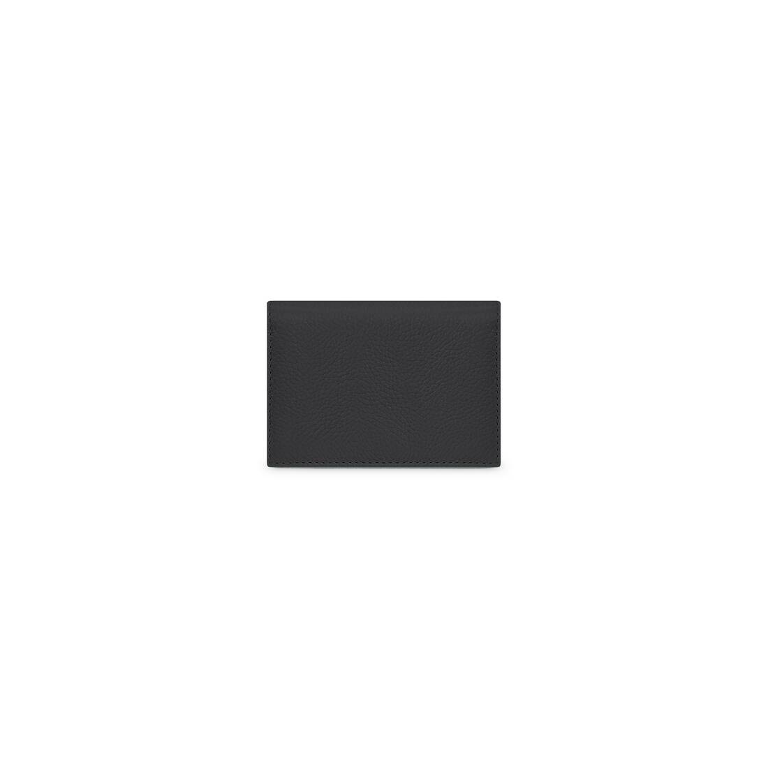 Men's Cash Mini Wallet in Black - 3