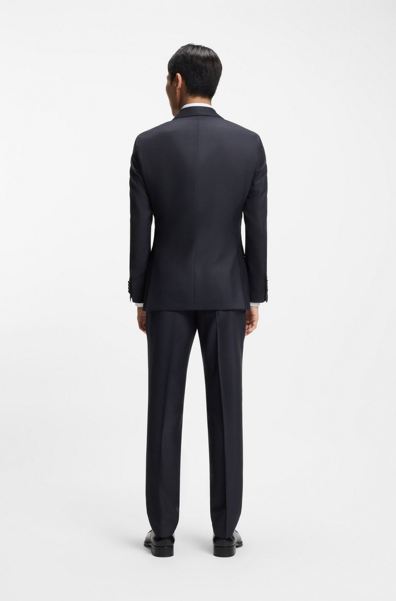 BOSS TWO-PIECE REGULAR-FIT SUIT IN VIRGIN WOOL AND SILK outlook