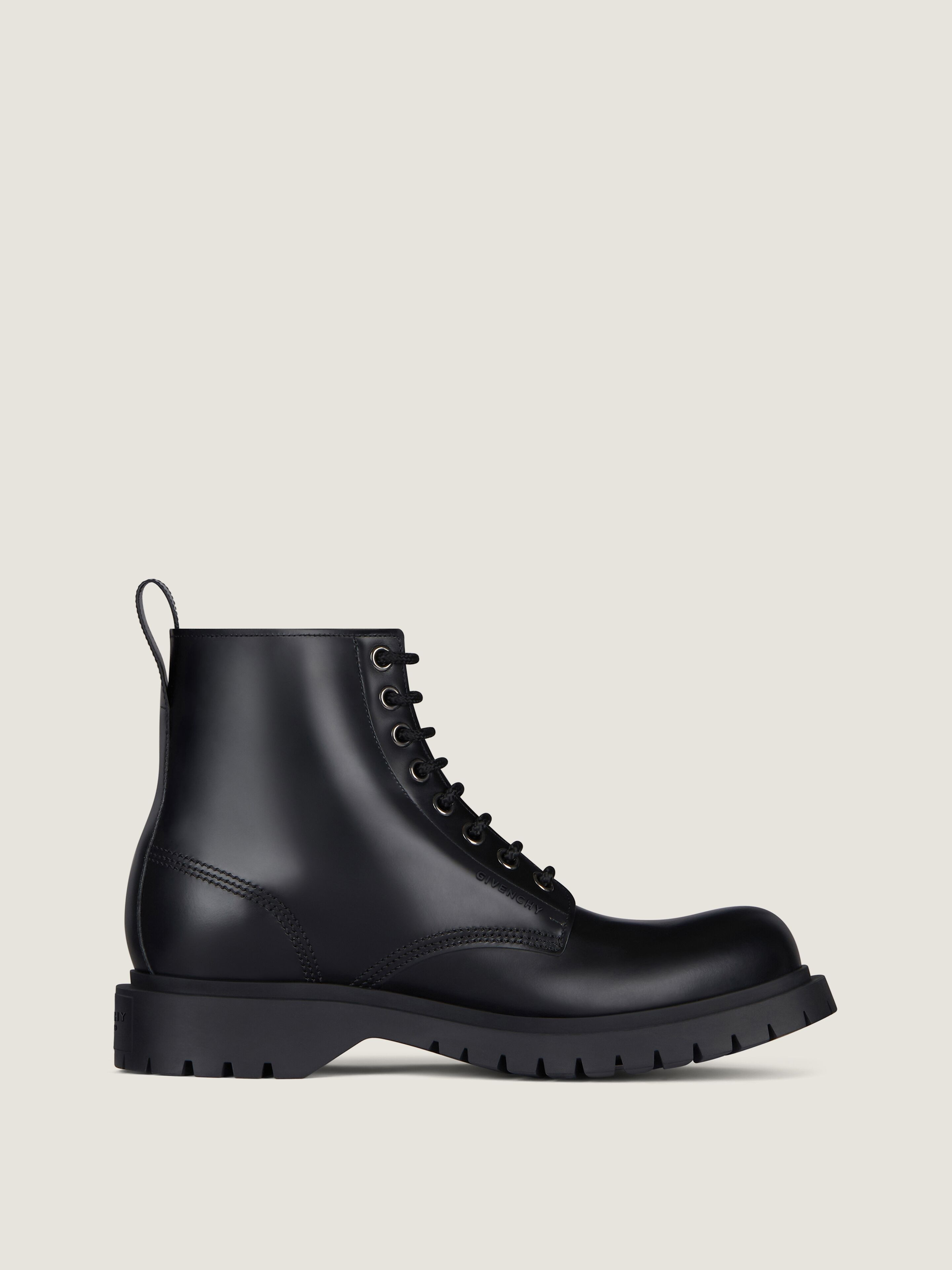 LACE UP BOOTS IN LEATHER - 2