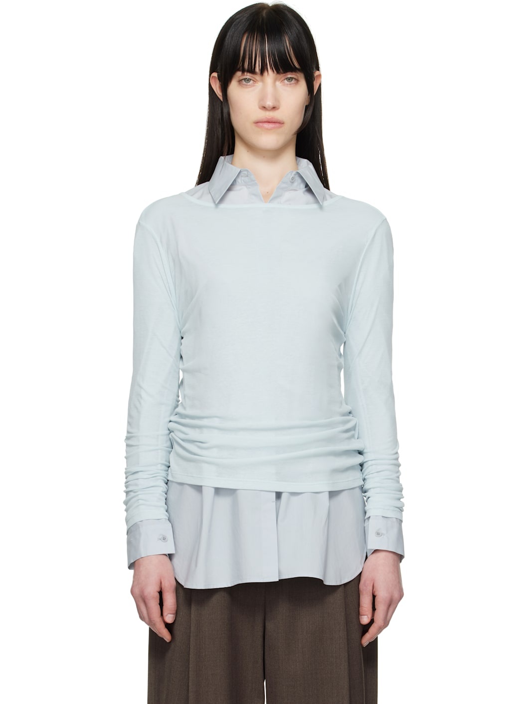 Blue Round T-shirt - 1