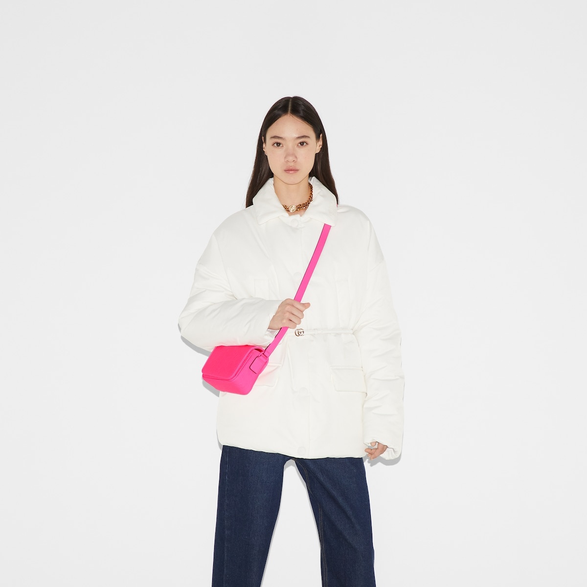 GG rubber-effect super mini bag - 3