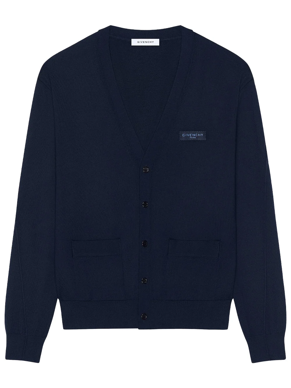 Givenchy Men Cardigan "Couture Seam" In Lana Con Dettaglio Gros-Grain - 1
