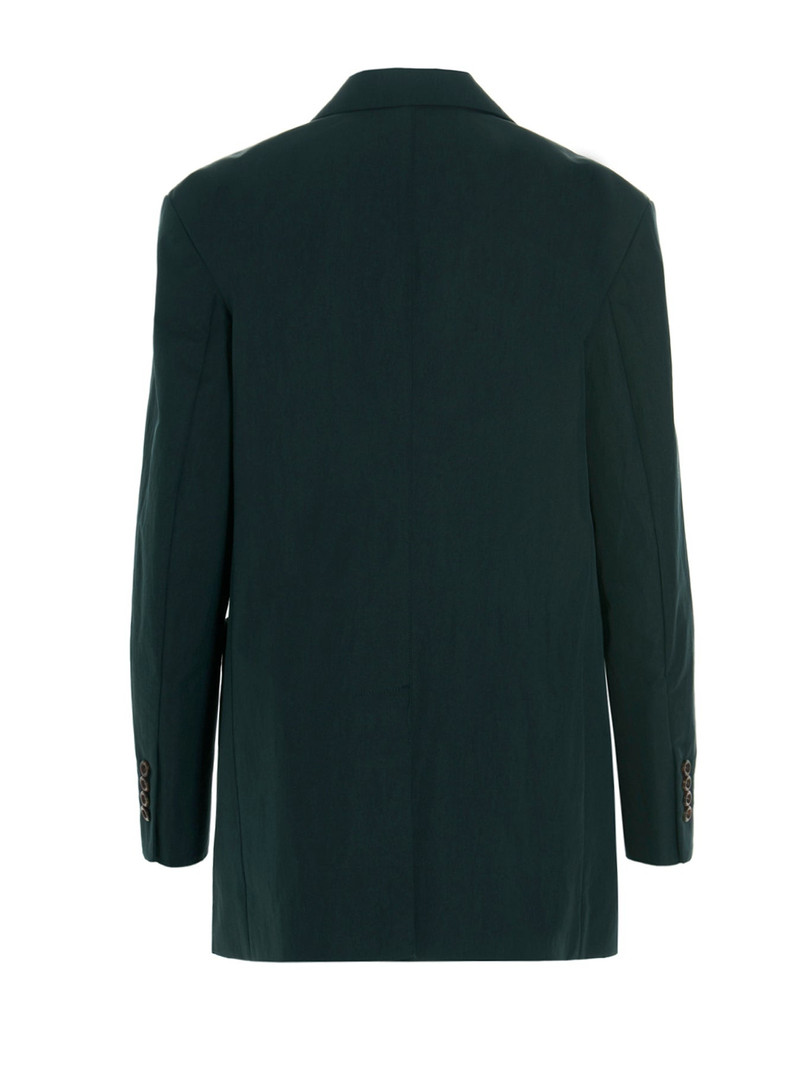 LOW CLASSIC Single-Breasted Blazer Jacket Jackets Blue outlook