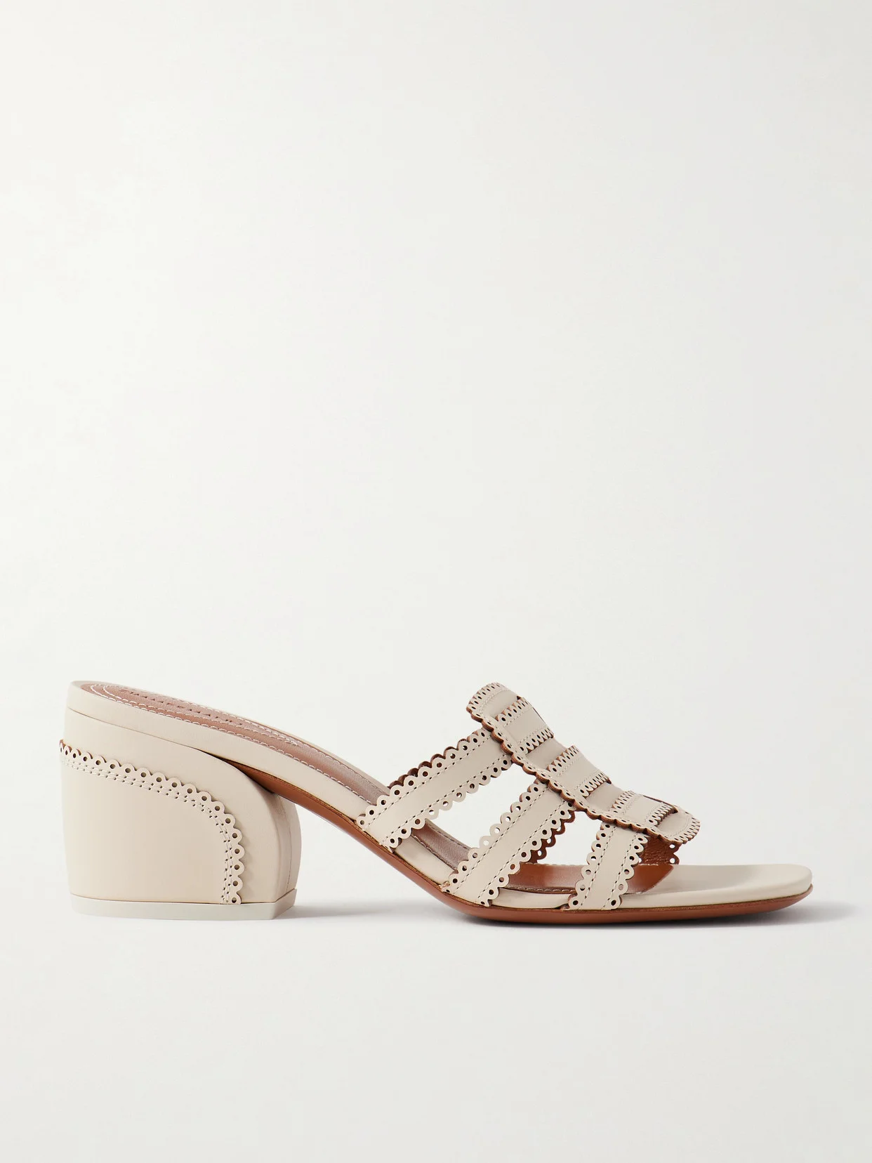 Goldie Leather Mules - 1