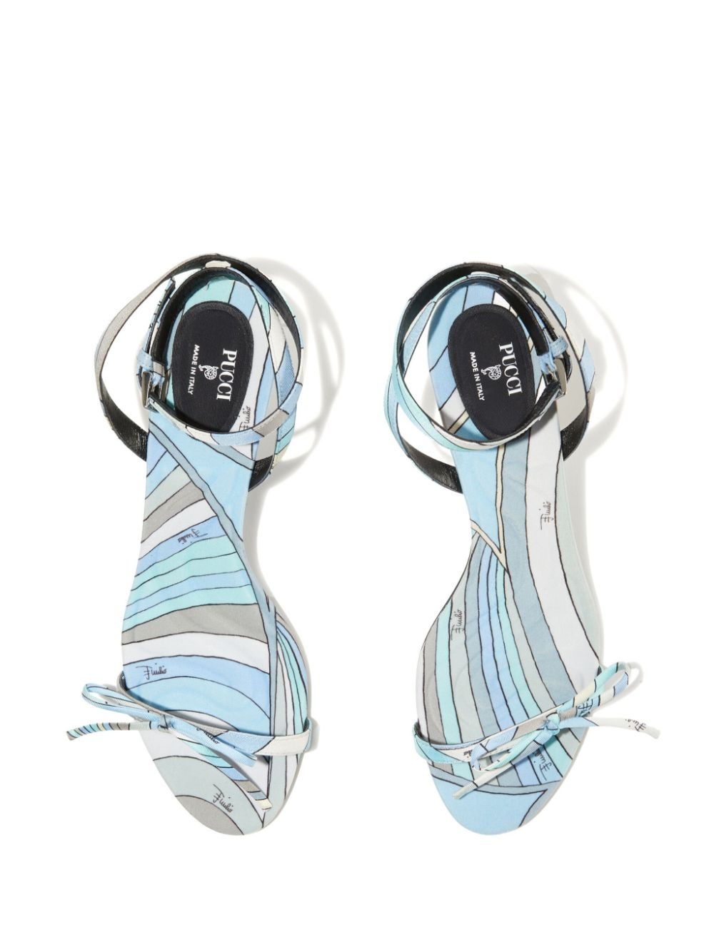 Iride-print sandals - 4