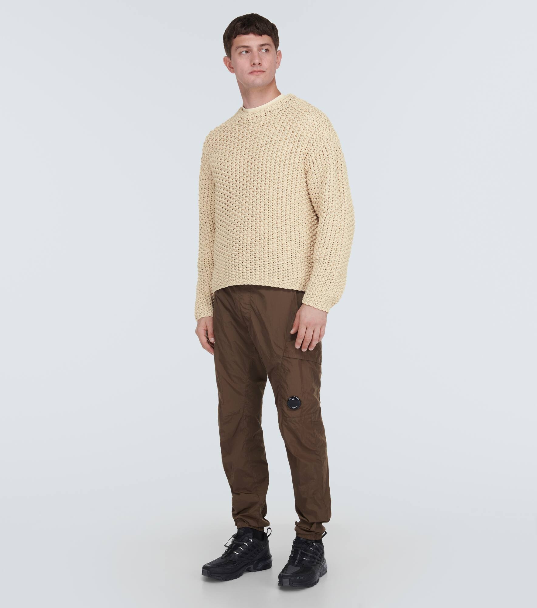 Marina logo macramé sweater - 2
