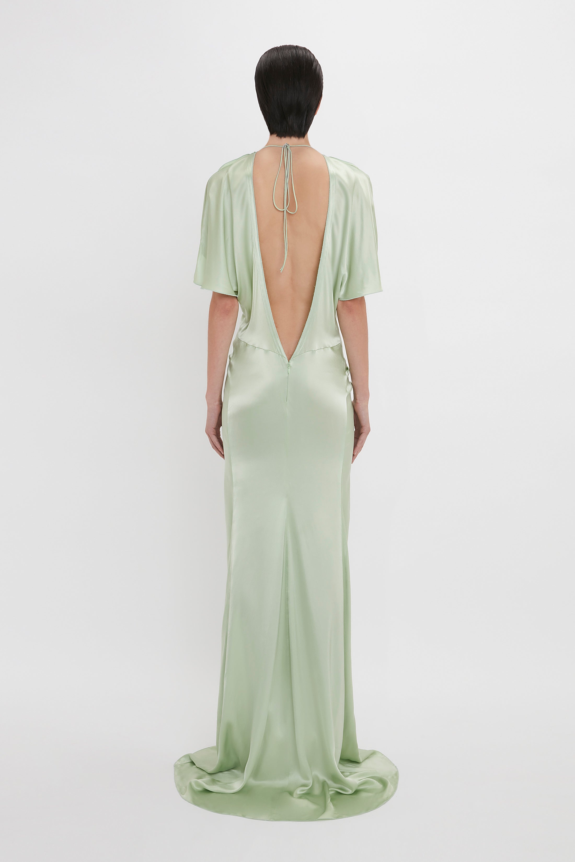 Victoria Beckham Exclusive Floor-Length Gathered Dress In