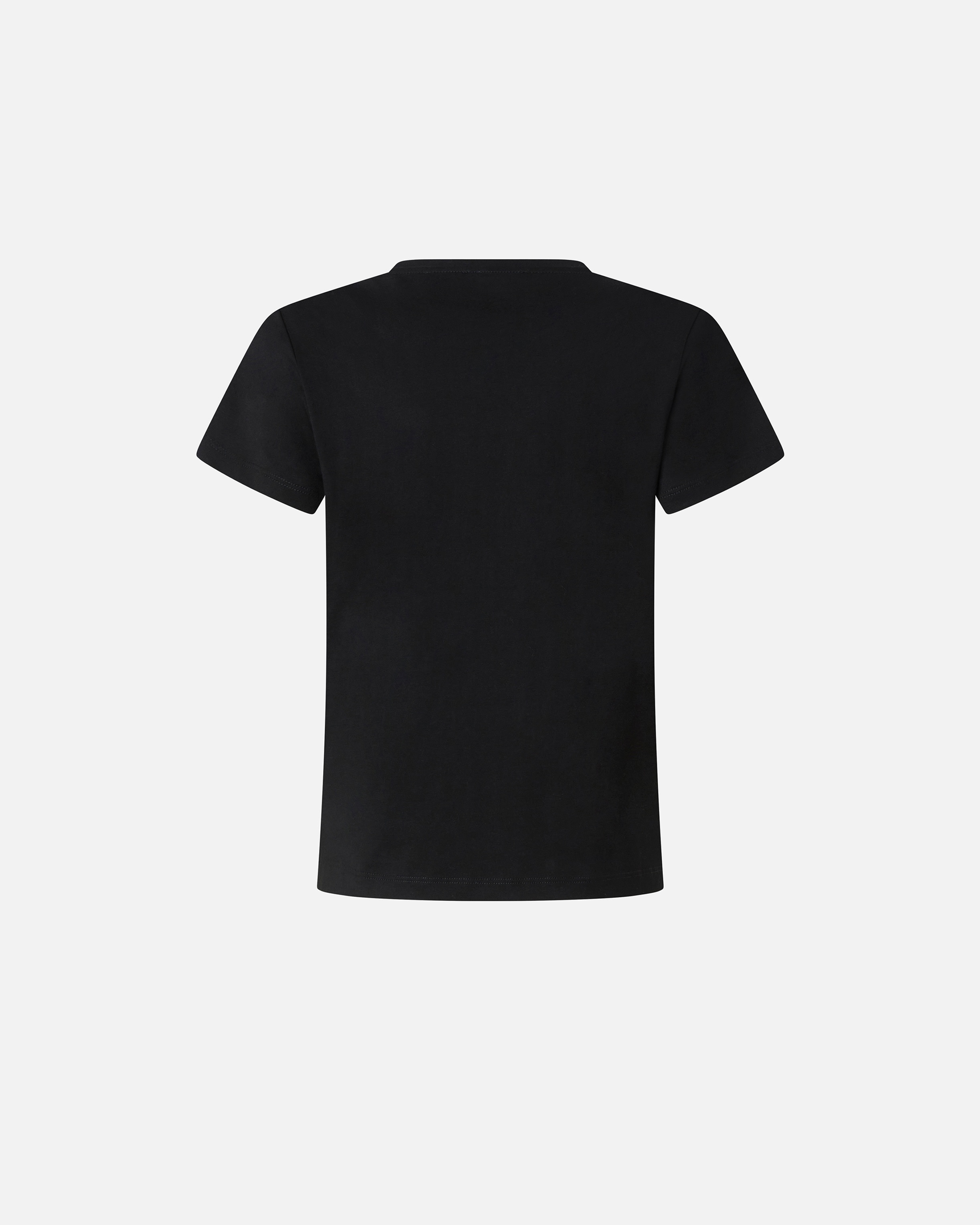 T-SHIRT WITH CRYSTAL-EMBROIDERED LOVE BIRDS LOGO - 6