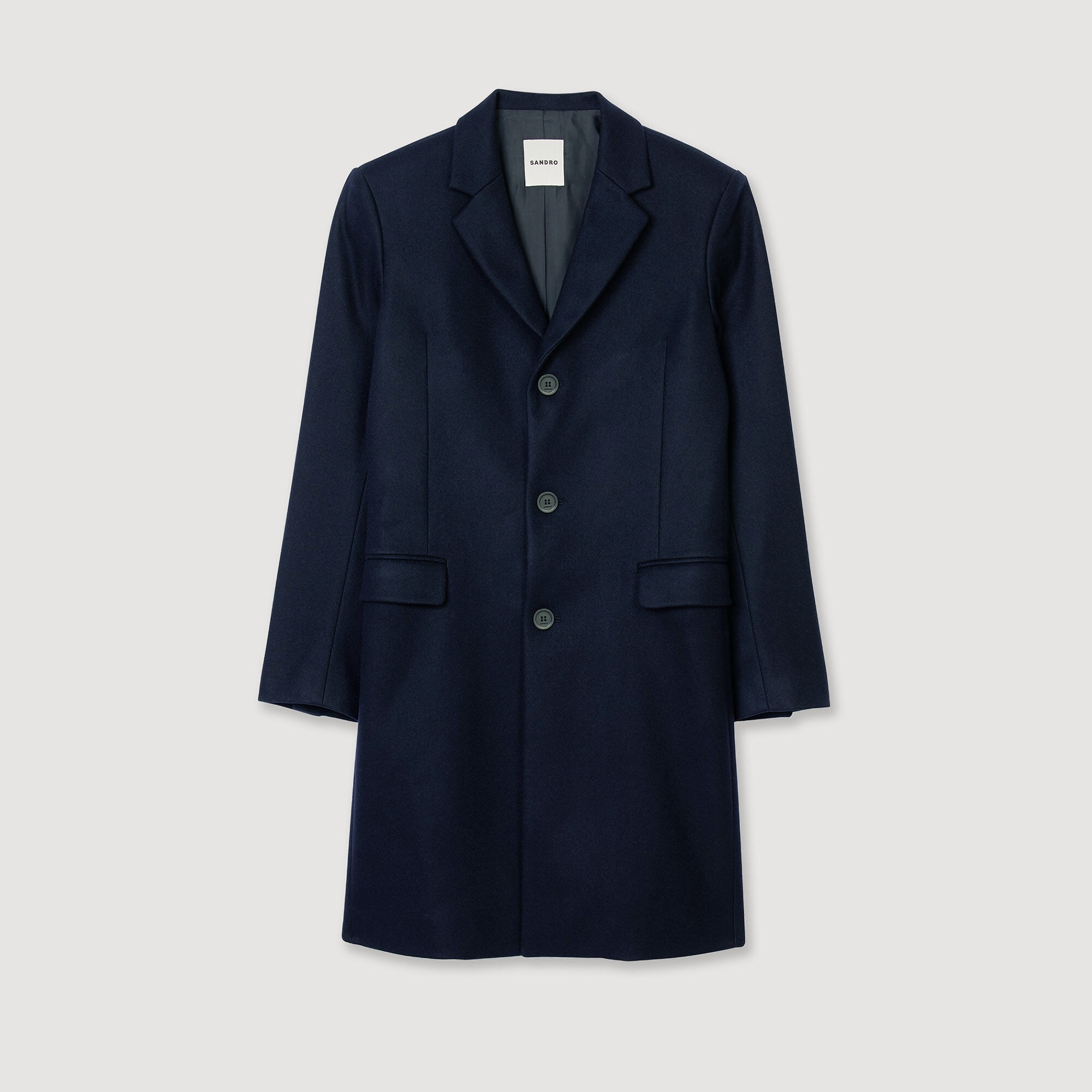 WOOL BROADCLOTH COAT - 6