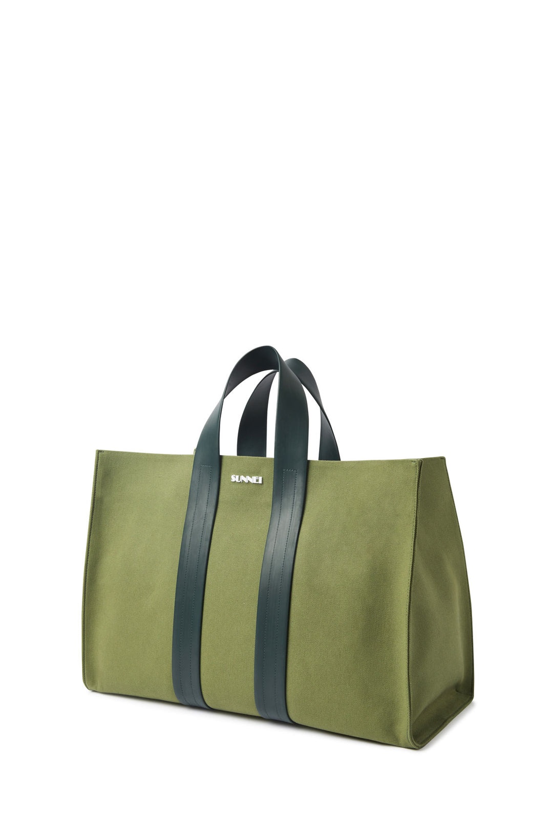 PARALLELEPIPEDO BAG / sage green & white - 2