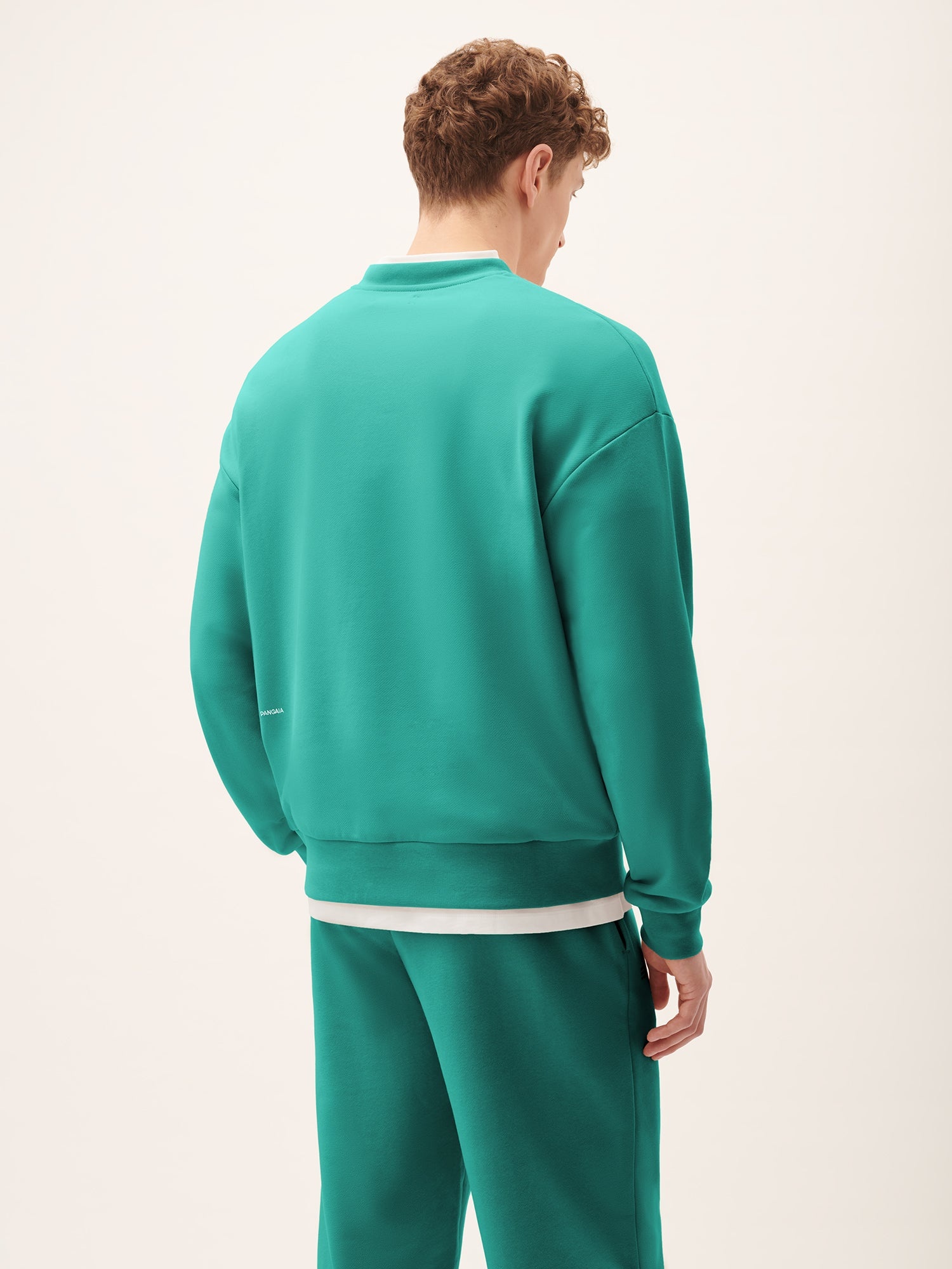 Mens 365 Midweight Sweatshirt - Malachite Green - 3
