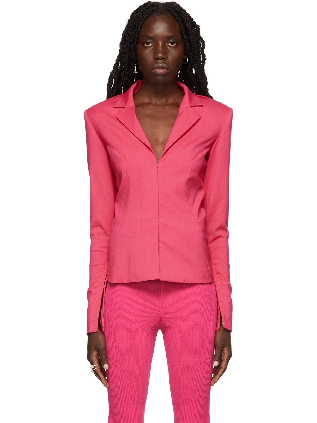 Pink La Montagne 'La Veste Obiou' Blazer - 1
