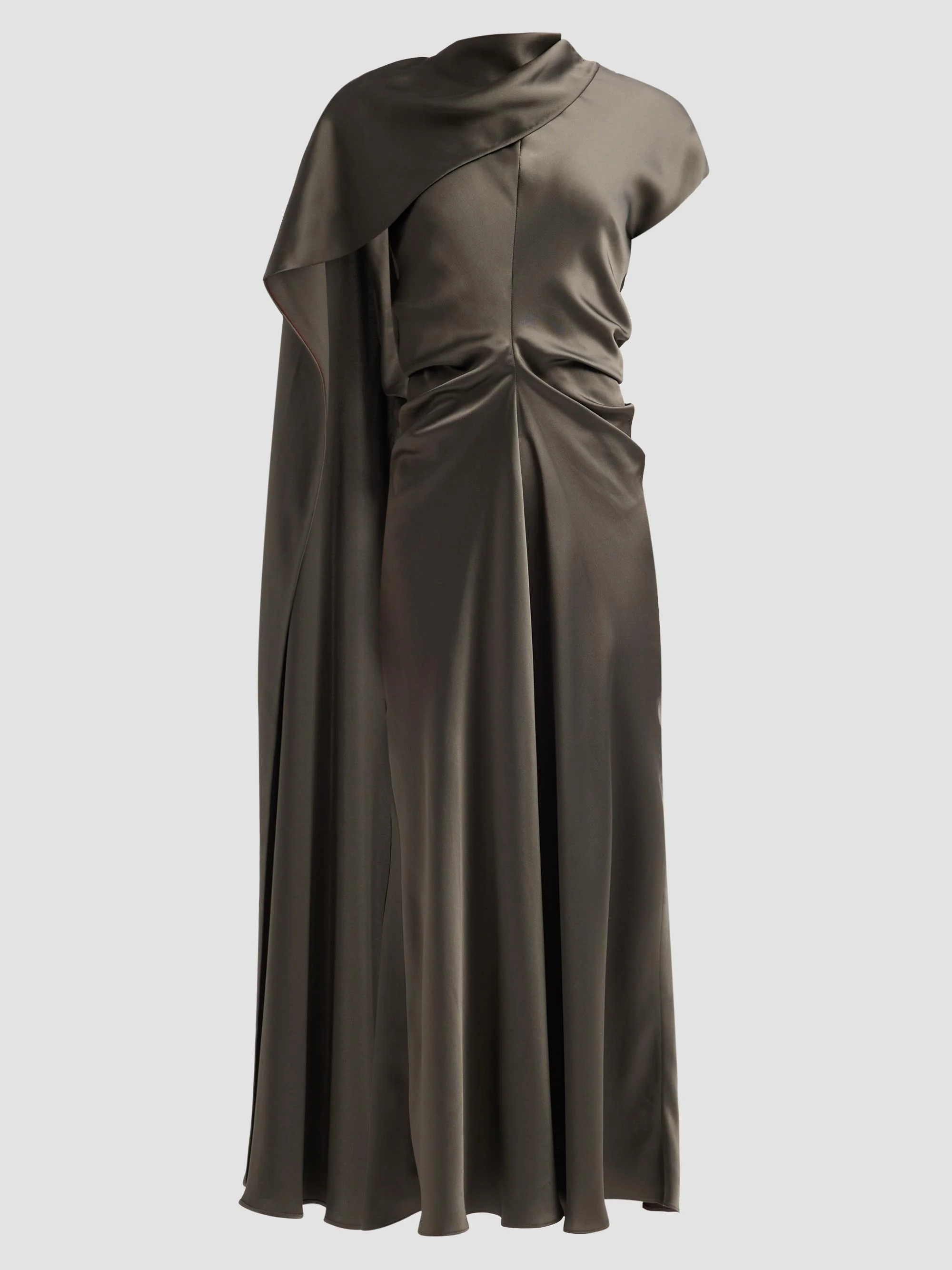 Women's Jacka Mock Turtleneck Cape Midi Dress - Sea Turtle - 1