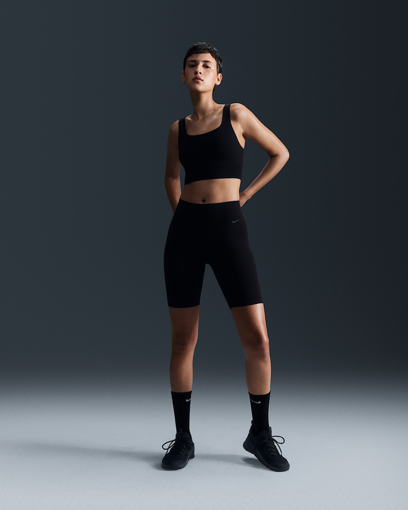 Nike Zenvy Women's Medium-Support Padded Longline Sports Bra - 4