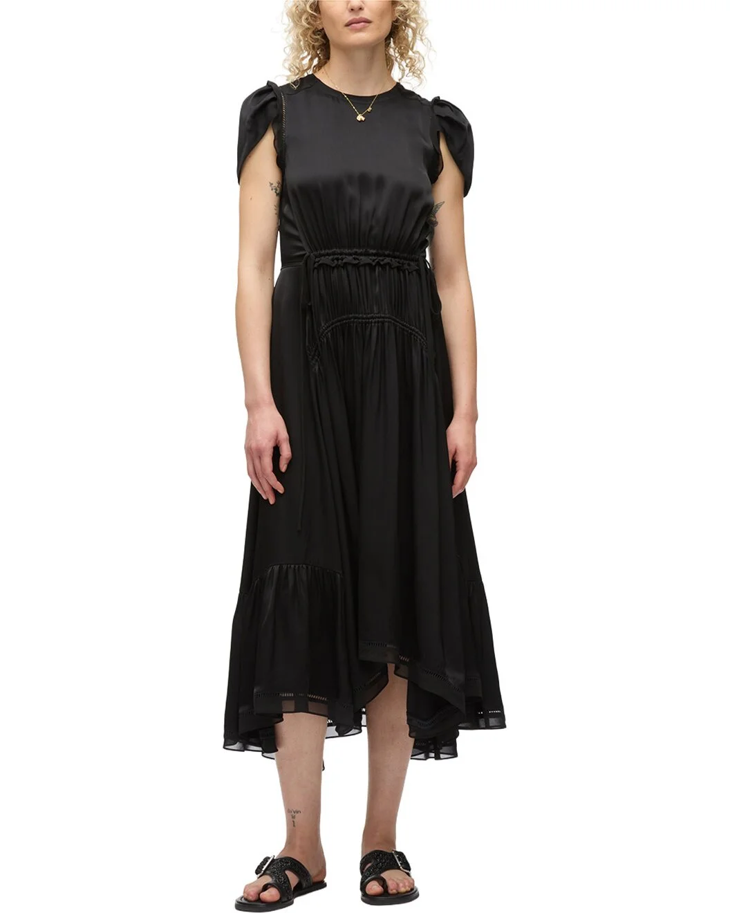 3.1 Phillip Lim Soft Tulip Sleeve Dress - 1