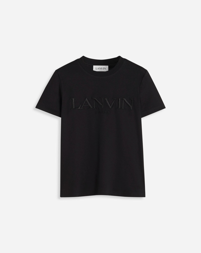 CLASSIC FIT LANVIN EMBROIDERED T-SHIRT 1