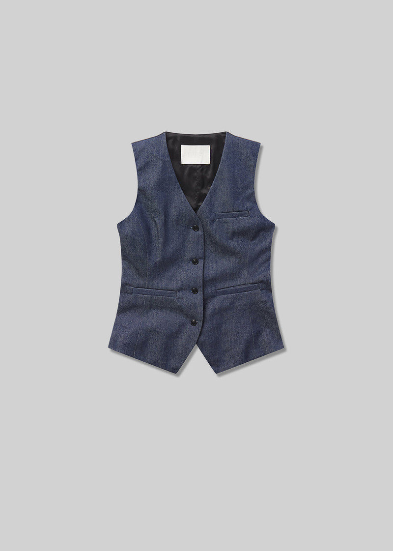 Jasmin Long Vest In Amherst - 1