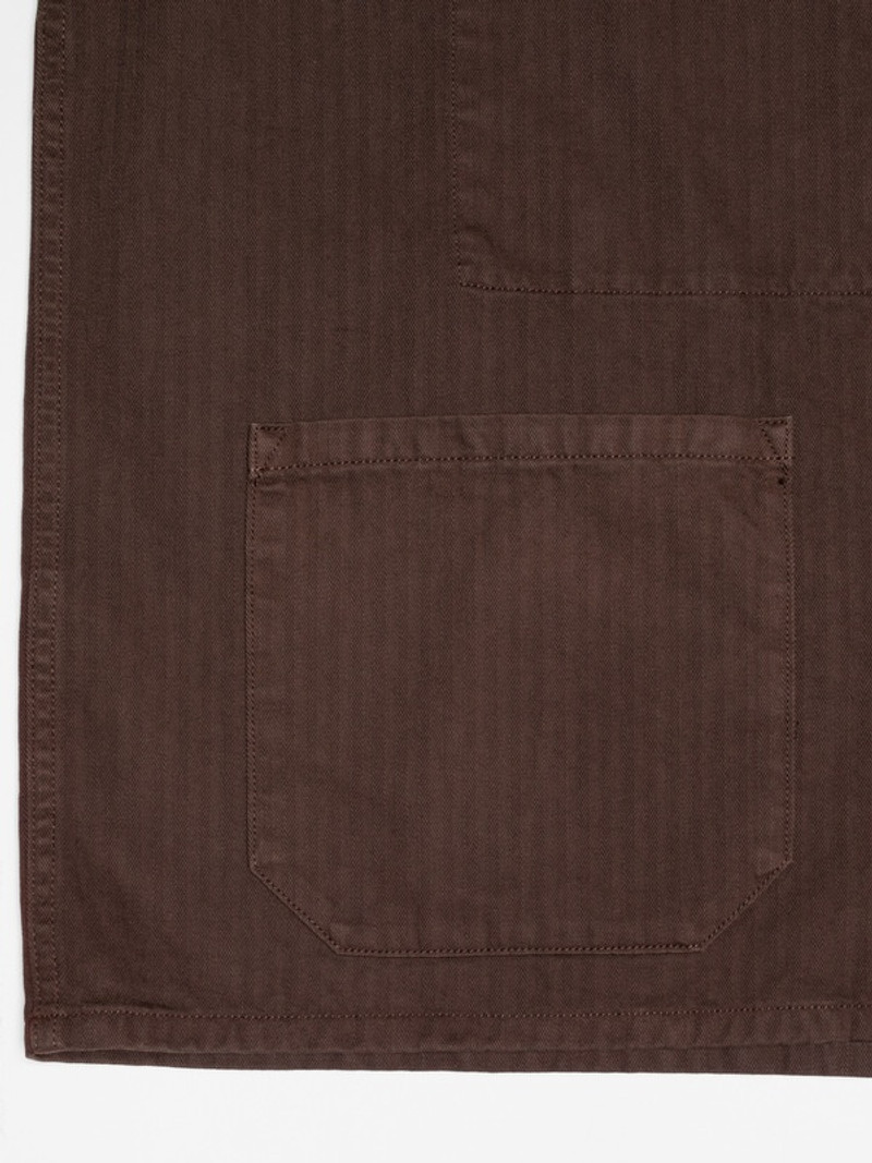 Buddy Herringbone Chore Jacket Walnut 7