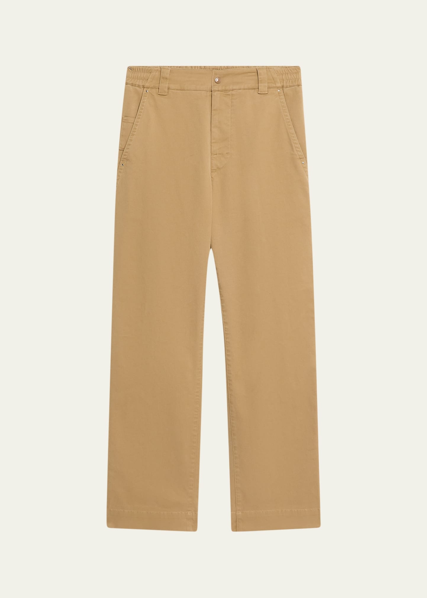 Men's Archive Tan Stretch Jogger Trousers - 1