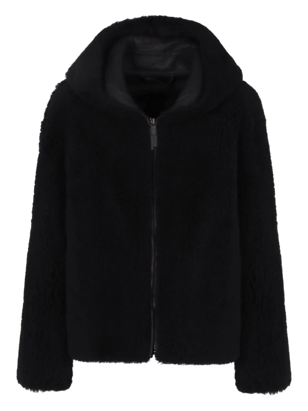 hooded fleece jacket - 1