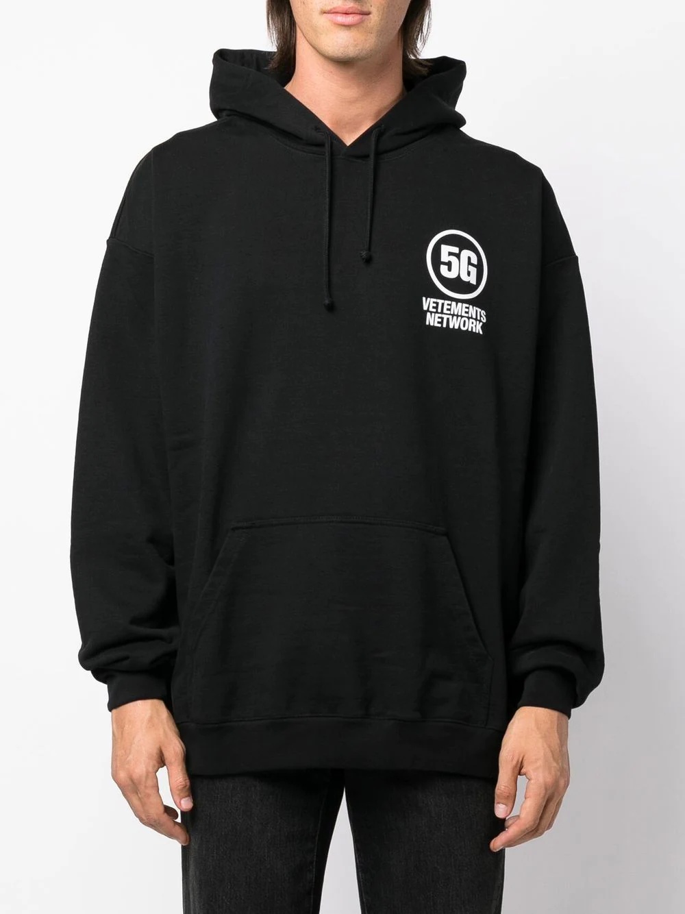 'Vetements Network' drawstring hoodie - 3