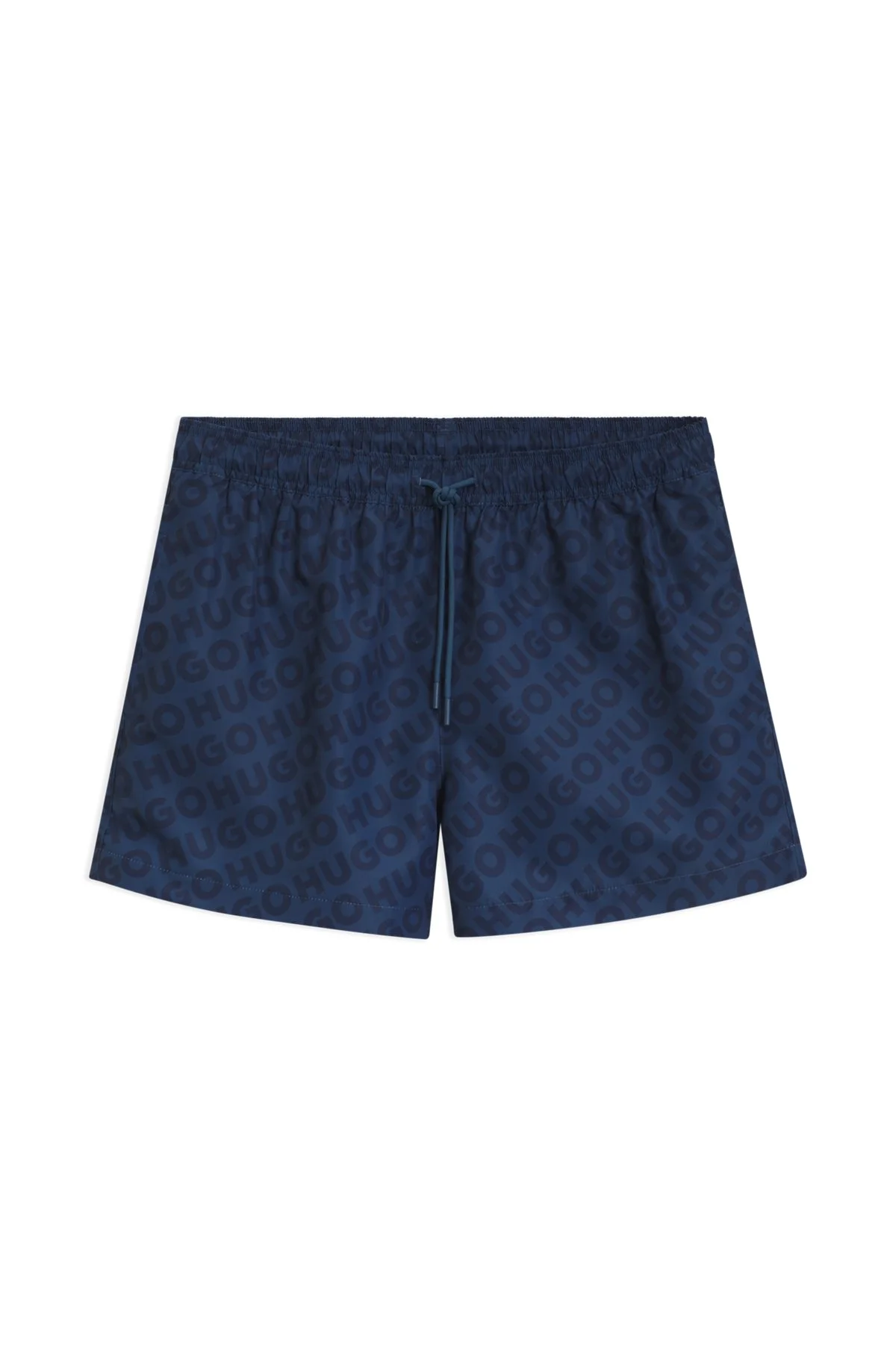 QUICK-DRY SWIM SHORTS WITH LOGO PRINT - 1