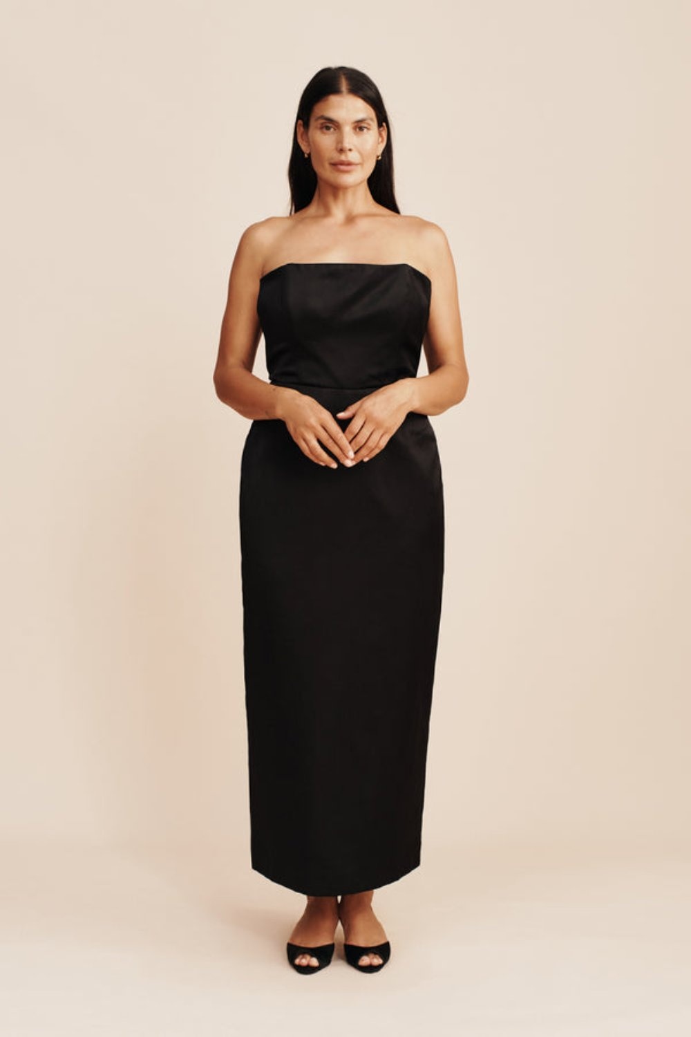 Romeo Strapless Dress Black - 2