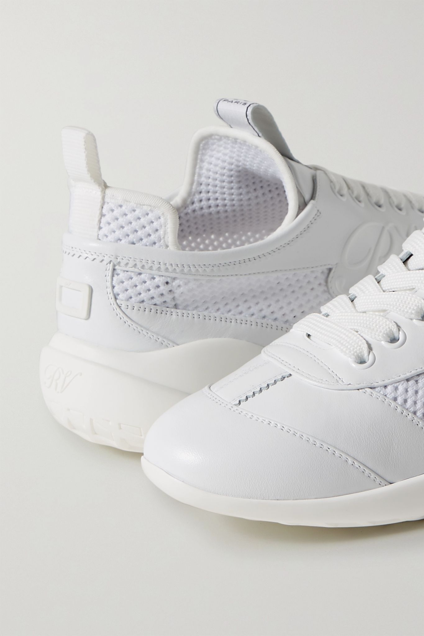 Viv Sprint RV leather and mesh sneakers - 5