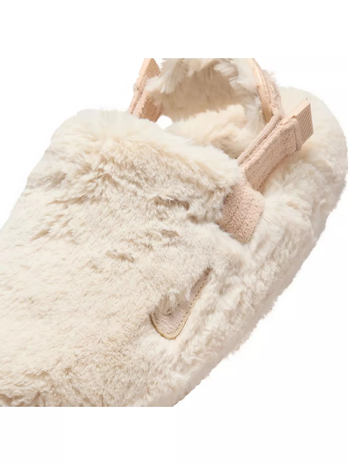 Calm Mule Fuzzy Fur âSanddriftâ Women's Slide - 4
