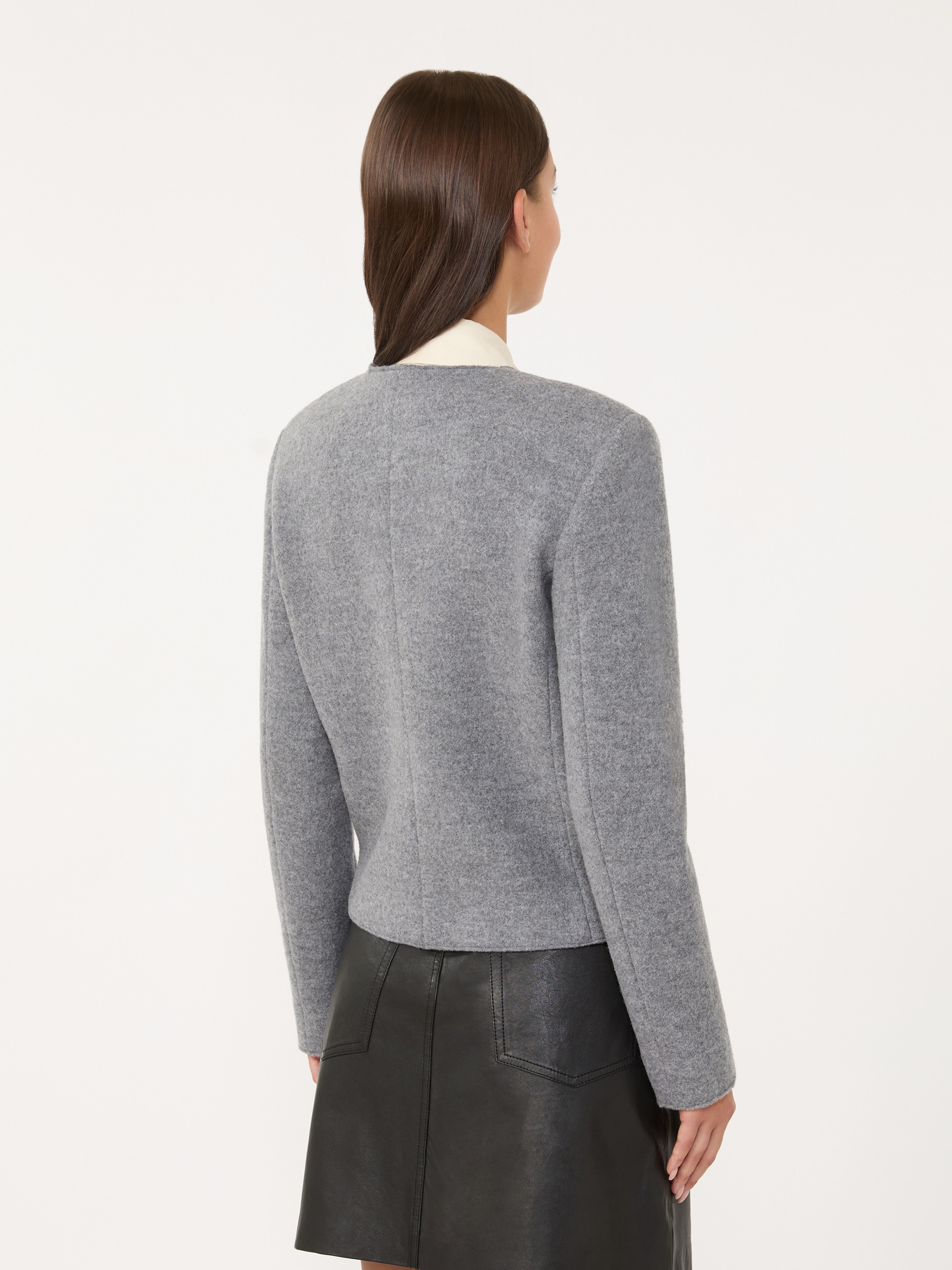 SAVONA Boiled wool jersey jacket - 4