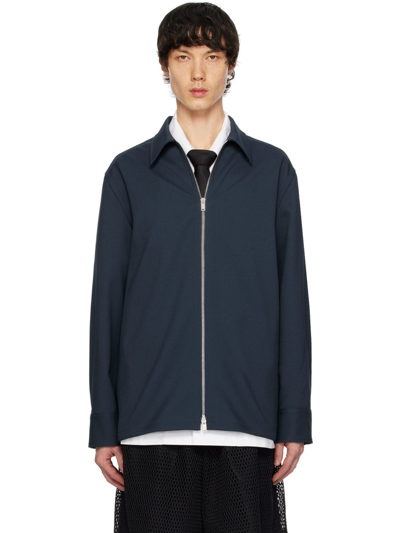 Navy Zip Shirt - 1