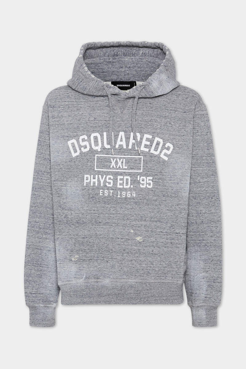 JUST RIGHT FIT DISTRESSED PHYS ED HOODIE 1
