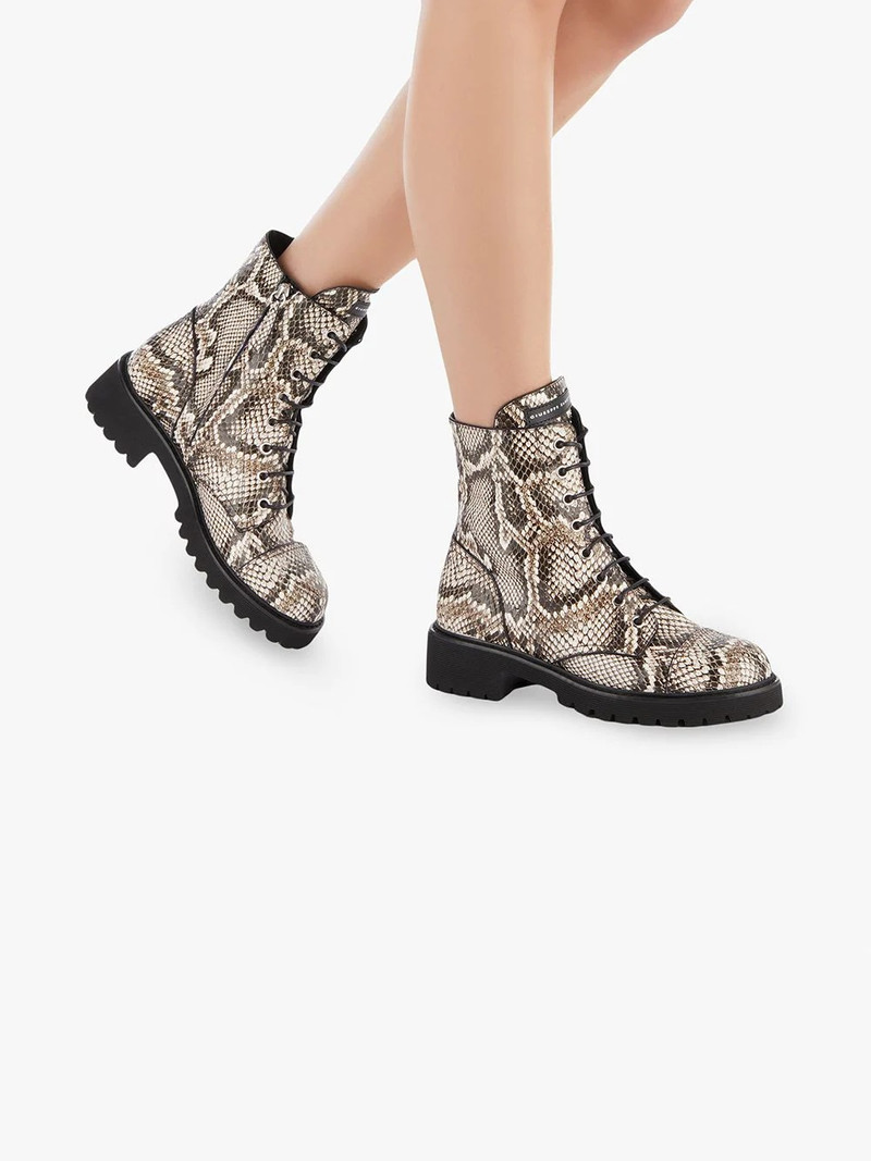Thora snakeskin 효과 부츠 5