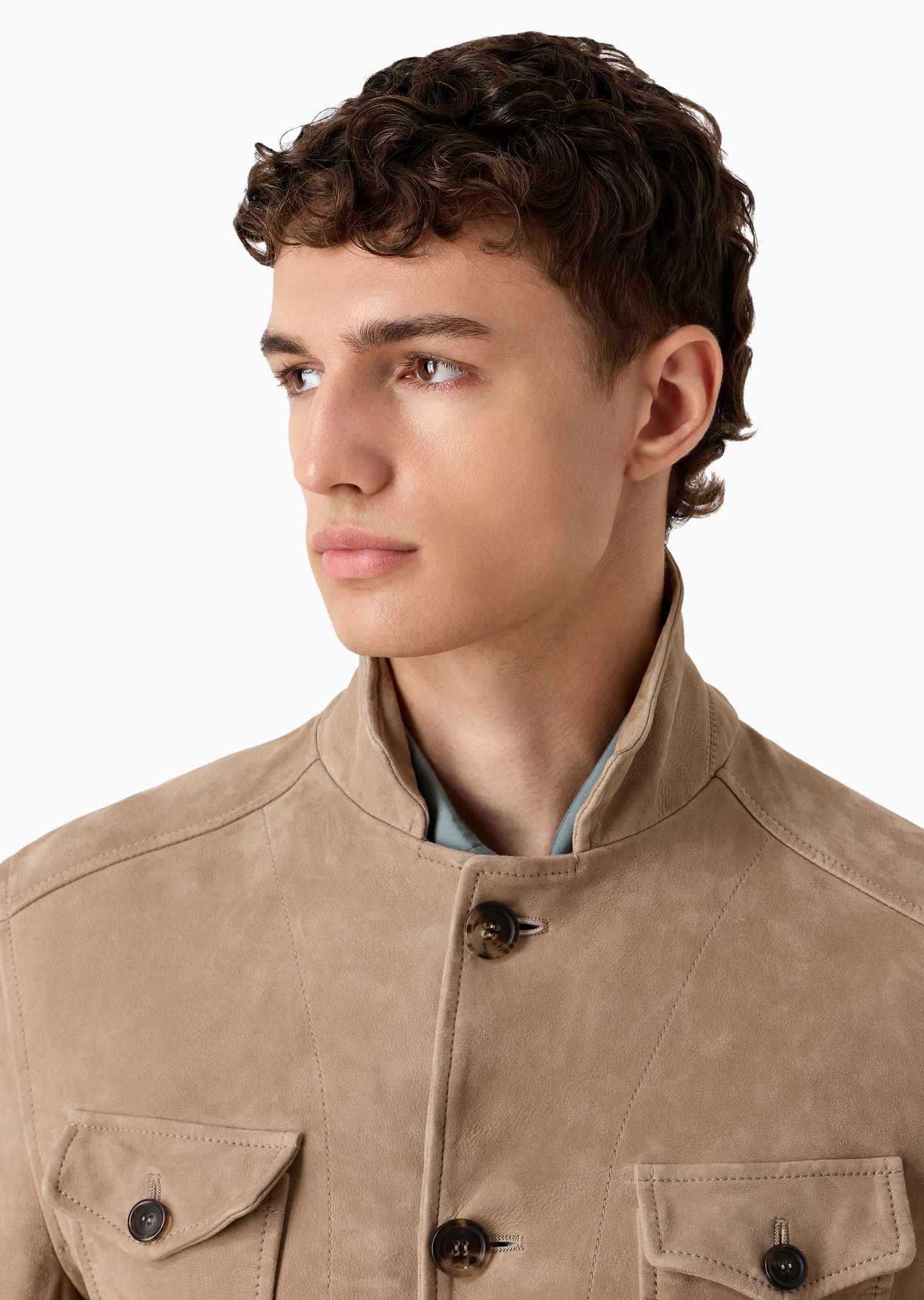 Suede safari jacket - 5
