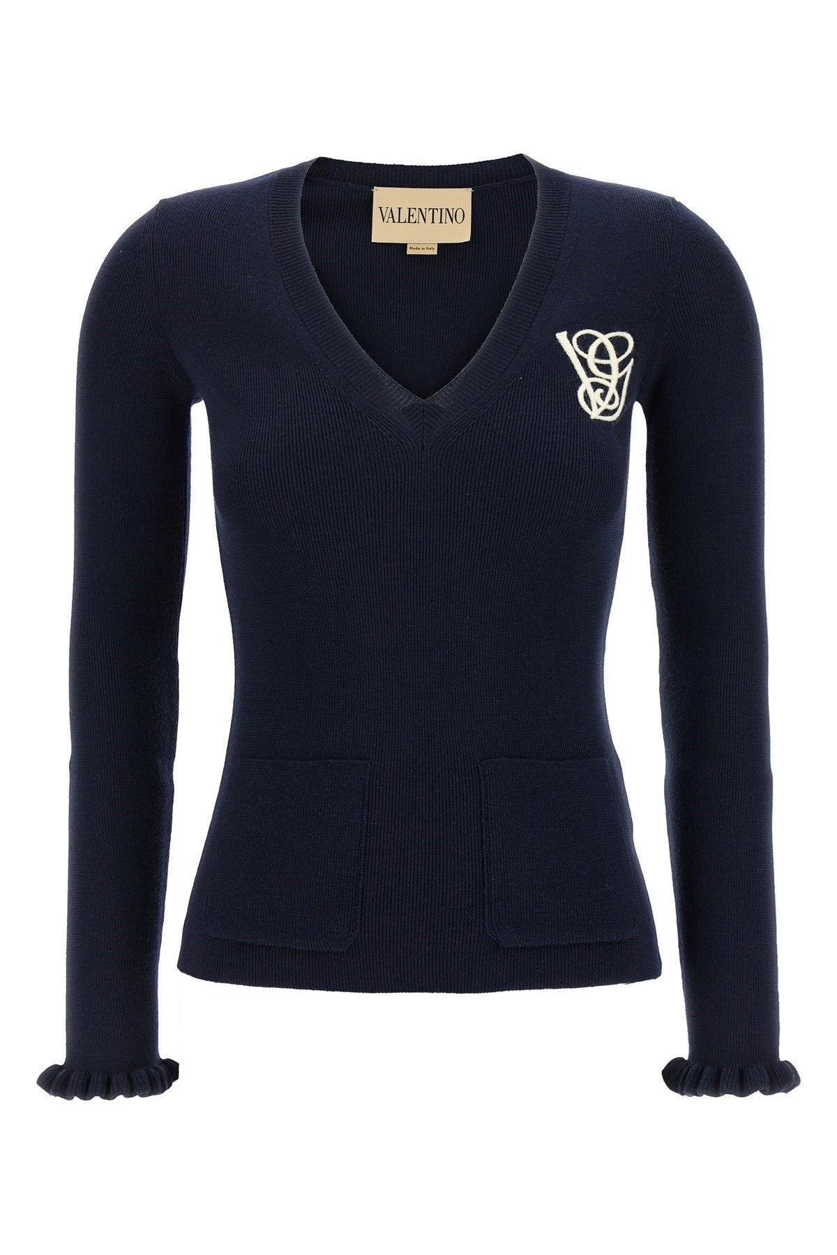 Valentino Garavani Women Valentino Garavani Embroidery Sweater - 1