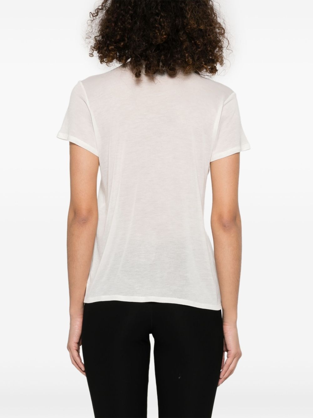 slub cotton T-shirt - 4