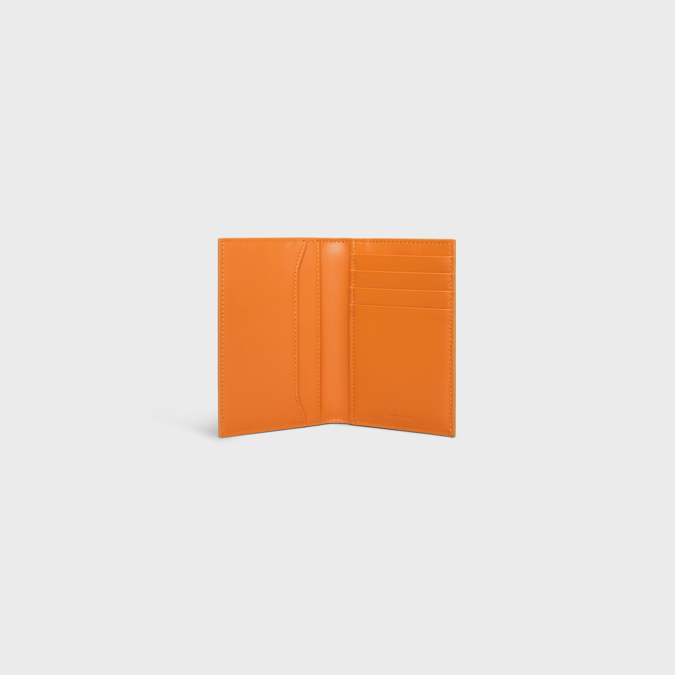 VERTICAL CARD HOLDER IN GRAINED CALFSKIN - 4