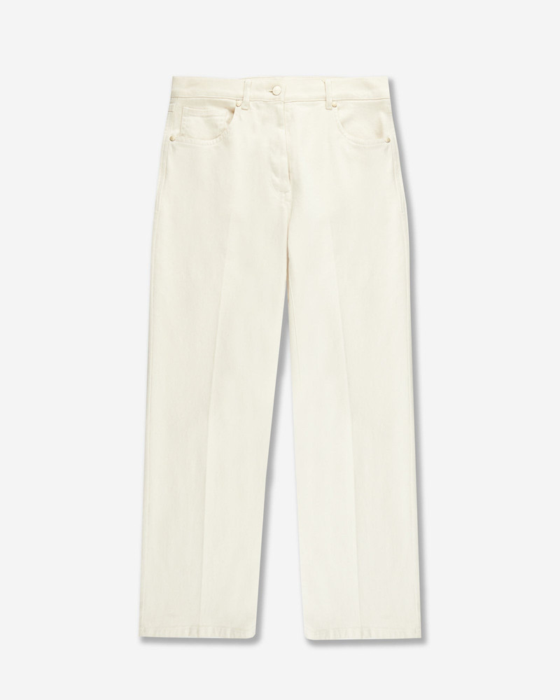 Regular fit five pocket cotton bull trousers 1
