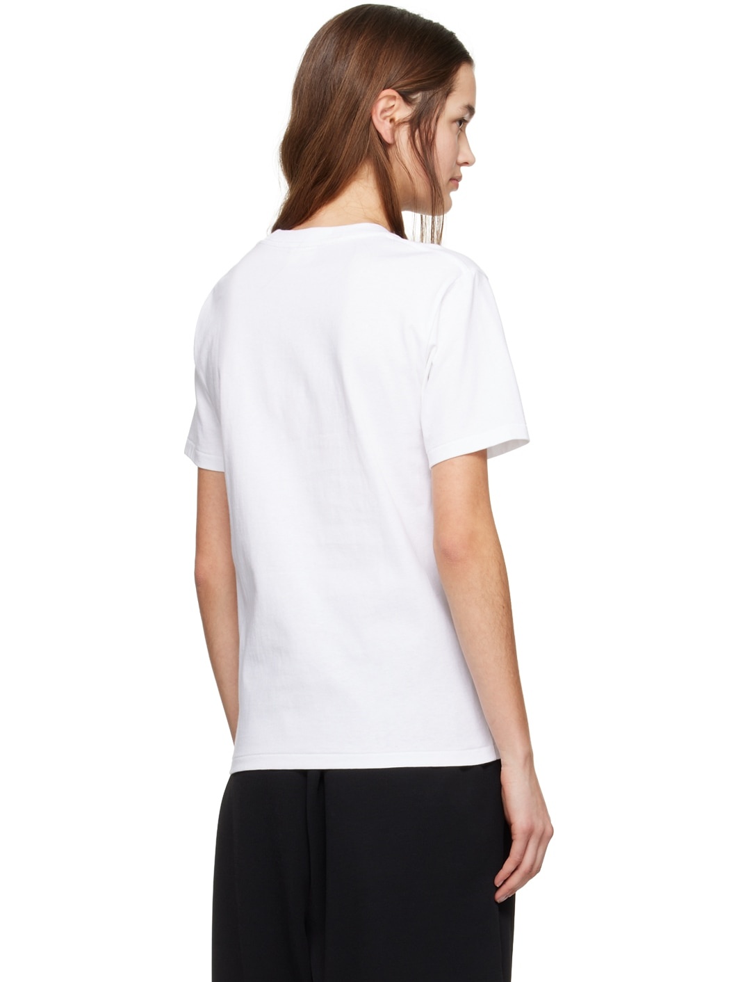White & Green Liquid Camo College T-Shirt - 3