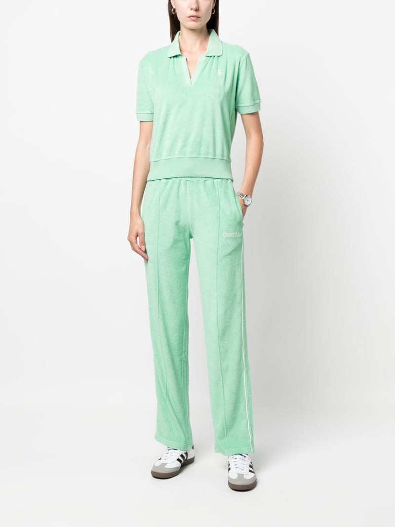 Sporty & Rich logo-embroidered polo top outlook