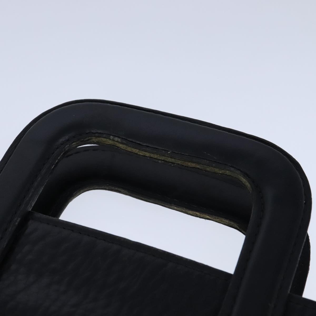 Burberry Business Bag Leather Black Gold - 8