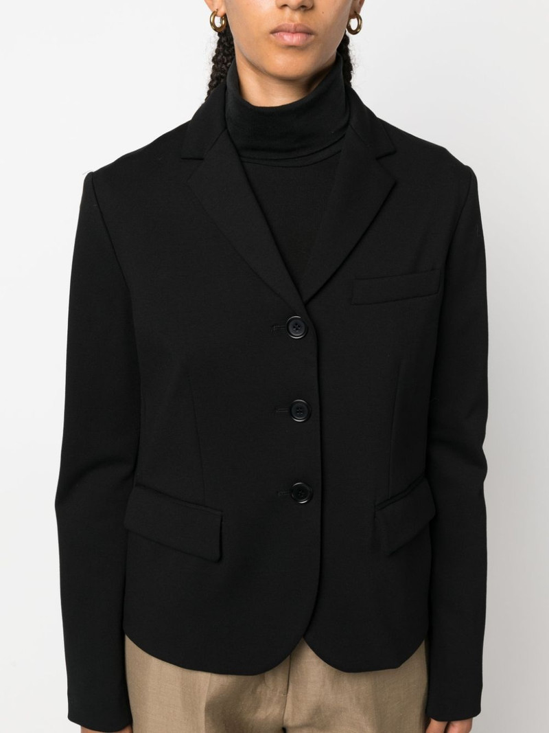 cropped three-button blazer 5