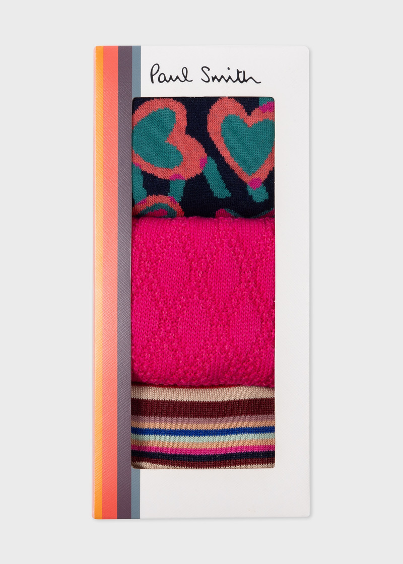 Paul Smith Women's Mixed Socks Three Pack outlook